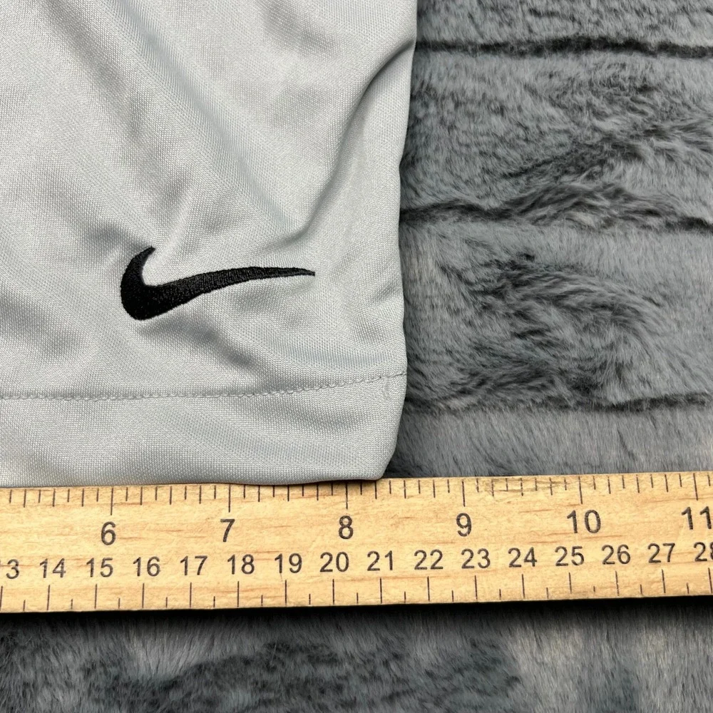 Nike Dri-FIT Boys Gray Black Basketball Athletic Shorts Size Large RN56323
